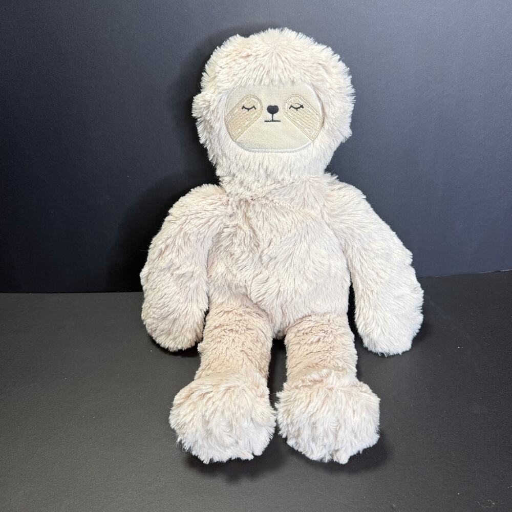 Slumberkins Sloth Kin Cream Minky Plush Stuffed Animal Plush Kids Gift